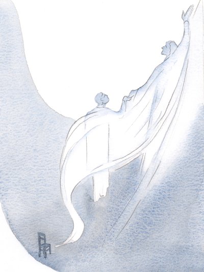 Un voile blanc étincelant semblait couvrir toutes mes fautes, et Il m