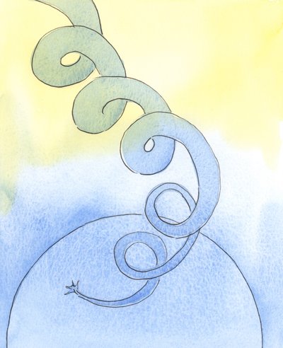 Comme un haricot pousse haut, vers le ciel, ainsi notre vie spirituelle doit 