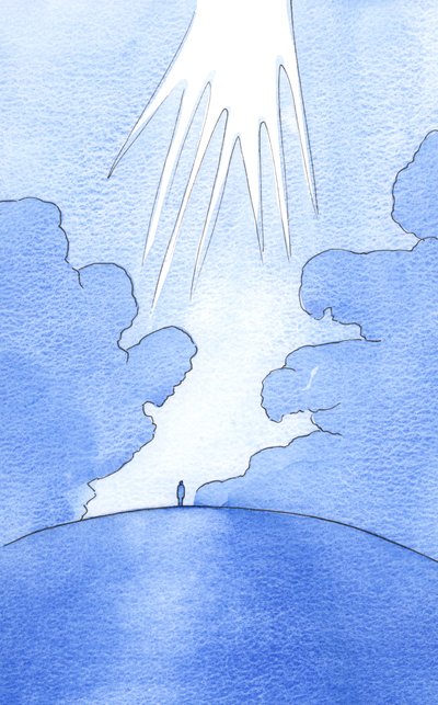 Tout comme seule une force puissante peut repousser les nuages au-dessus de la terre, seule une prière contemplative puissante ouvre un 
