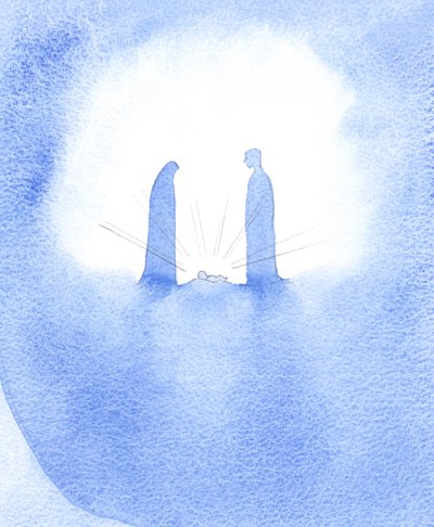 À la vue du bébé miraculeux (dont la mère se tenait devant lui dans une sainteté encore virginale), Saint Joseph fut puissamment récompensé pour sa foi - Elizabeth Wang