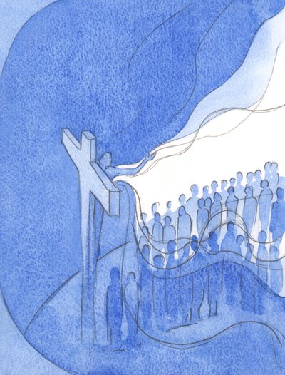 Par sa divine compassion, et en solidarité avec son propre peuple sur Terre, le Christ a couvert les péchés de toute la race humaine. - Elizabeth Wang