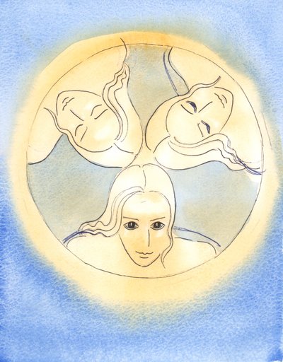 Par cette image, le Seigneur a fourni un rappel que les Trois Personnes Divines sont Un Dieu - Saint et indivisible - Elizabeth Wang