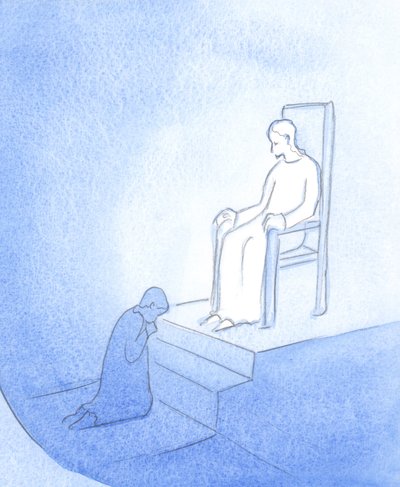 Le Christ est apparu comme un roi et m