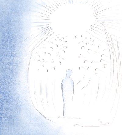 Le Christ est venu dans mon âme en gloire, avec les saints chers qui vivent en Sa Présence - Elizabeth Wang