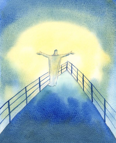 Le Christ est avec Son Église, pendant le Saint Sacrifice de la Messe, priant en notre nom - Elizabeth Wang