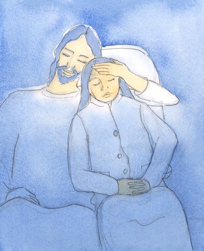 Le Christ aime accueillir ses amis dans la Sainte Communion - Elizabeth Wang