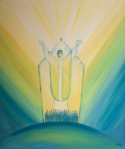 Le Christ notre Grand Prêtre prie avec nous et pour nous à la messe - Elizabeth Wang