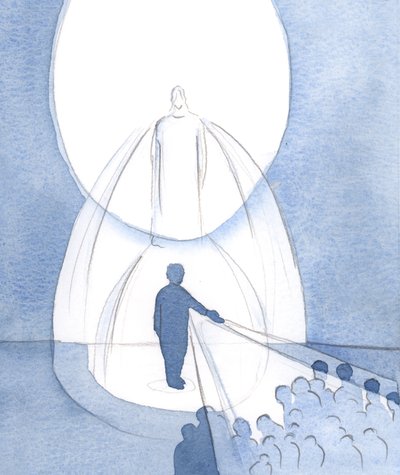 Le Christ nous permet de rayonner de sa propre lumière, apportant ainsi lumière et espoir aux autres, 2000 - Elizabeth Wang