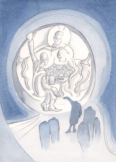 Le Christ accueille l