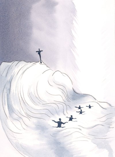 Nous pouvons unir toutes nos intentions à la prière puissante du Christ à la Messe, en nous cachant derrière Sa robe, en faisant confiance à Ses mérites. - Elizabeth Wang