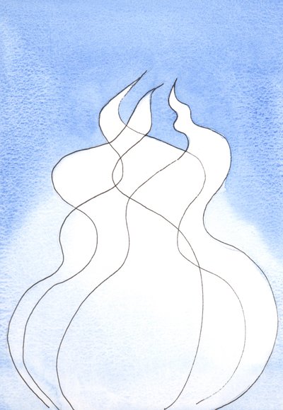 Chaque Personne Divine, chaque flamme, possède la même Nature Divine. Ensemble, ils sont un Dieu, un Feu - Elizabeth Wang