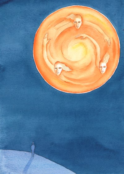 Chaque personne sur terre, marquée par le péché originel, est invitée à partager la vie des Trois Personnes Divines, Un Dieu, qui vivent dans une joie et une radiance infinies - Elizabeth Wang