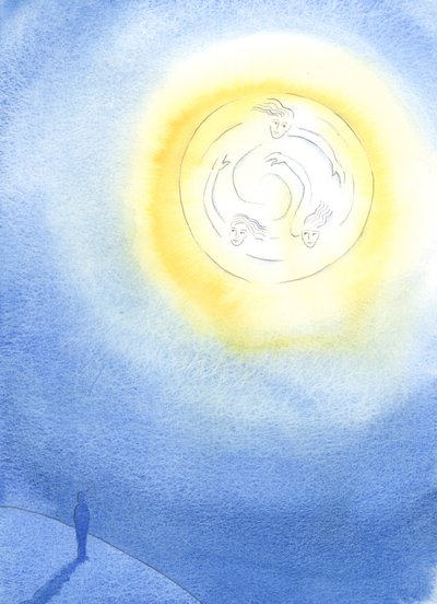 Chaque personne sur terre, marquée par le péché originel, est invitée à partager la vie des Trois Personnes Divines, Un Dieu, qui vivent dans une joie et une radiance infinies - Elizabeth Wang