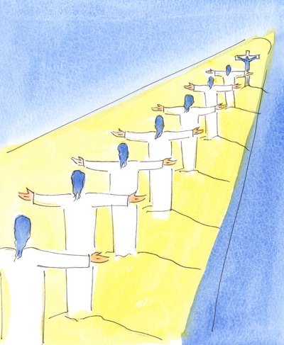 Depuis le moment où le Christ a offert sa vie pour les pécheurs, sur le Calvaire, et a prié pour que nous soyons pardonnés - Elizabeth Wang