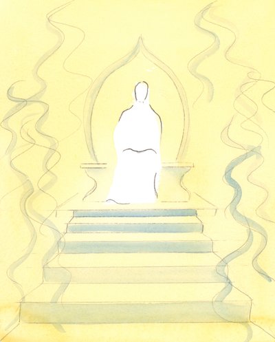 Dieu le Père habite au Ciel au milieu du Feu de gloire qu