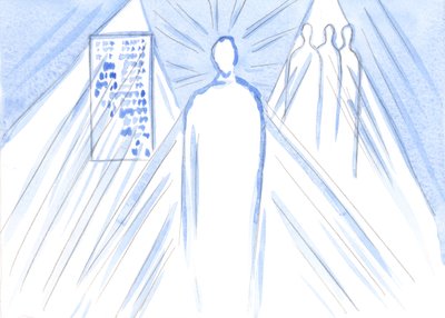 Dieu, source de toute lumière et sagesse, nous nourrit par les paroles et par les enseignants; mais dans la Communion, nous rencontrons le Fils Divin, la personne entière - Elizabeth Wang
