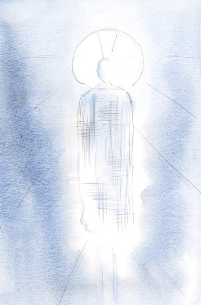 Il se tenait dans la majesté, dans une robe royale, la tête entourée de lumière - Elizabeth Wang