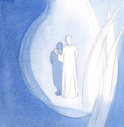 Il se promenait dans Son petit Royaume, qui est mon âme, me réconfortant, tandis que Ses anges se tenaient à côté - Elizabeth Wang