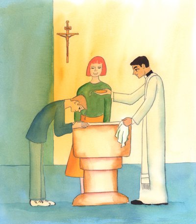 Dans le Baptême, une personne devient l