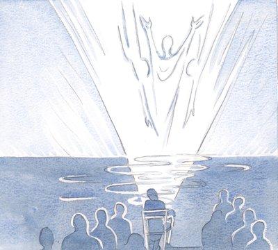 En communion, Dieu est parfois adoré dans 