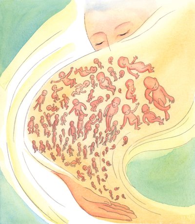 Aux yeux de Dieu, les petits bébés qui meurent - avant ou après la naissance - sont comme des étoiles filantes qui brillent brièvement puis tombent du ciel - Elizabeth Wang