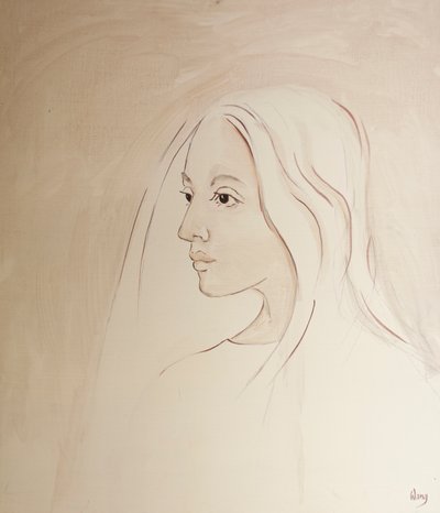 Au Ciel, la Vierge Marie partage la préoccupation de son fils pour tout ce qui se passe sur terre - Elizabeth Wang