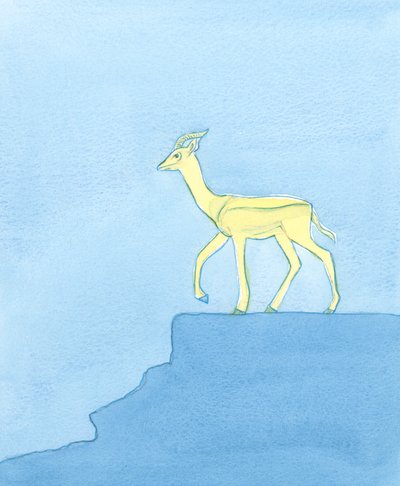 Dans sa grâce et sa beauté, Dieu est comme une créature bondissante des plaines, comme une gazelle : exquise à regarder, gracieuse dans chaque acte et mouvement, rapide à répondre au moindre cri ou perturbation, mais - Elizabeth Wang