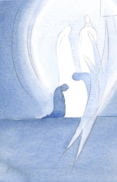 Jésus est venu dans mon âme avec sa Sainte Mère à la Sainte Communion, invisible, et mon ange s