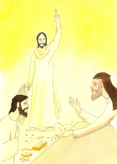 Jésus dit aux changeurs dans le Temple : N