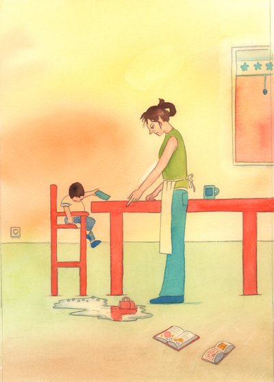 Tout comme un enfant doit apprendre les bonnes manières à table et la préoccupation pour les autres, par l