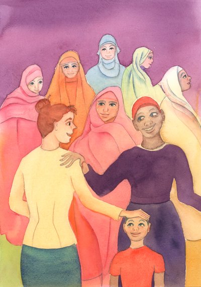 Tout comme une mère se réjouit de tous ses enfants, avec toutes leurs différences, Dieu se réjouit des différentes races auxquelles nous appartenons, avec nos diverses différences - Elizabeth Wang