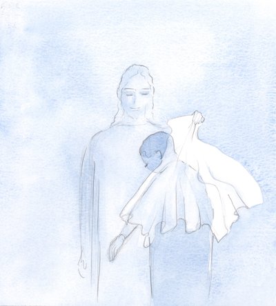 Un jour, dans mon âme, Il tendit un voile de mariage - Elizabeth Wang