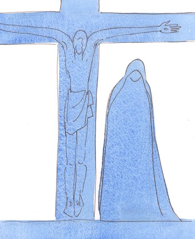 Notre-Dame des Douleurs : Notre Sainte Dame a montré de la révérence pour Dieu, dans l