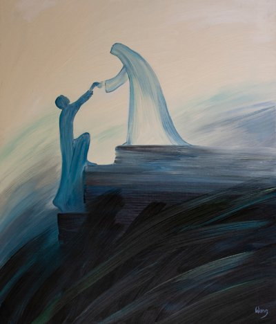 La Sainte Vierge Marie, notre Mère, prie continuellement pour nous et aide ceux que nous lui confions, y compris les Saintes Âmes - Elizabeth Wang