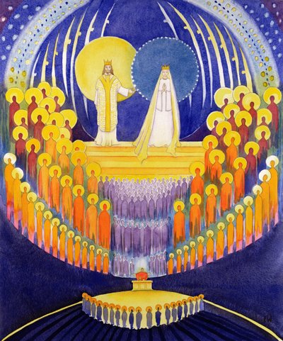 Le Couronnement de la Vierge Marie et la Gloire de tous les Saints - Elizabeth Wang