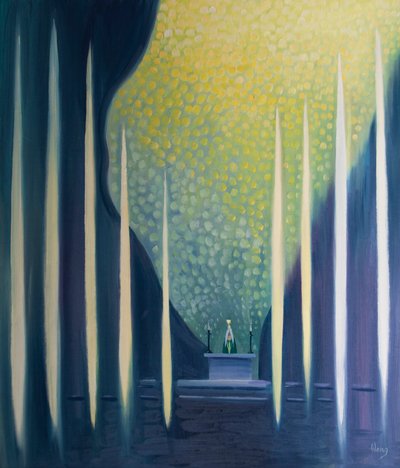Les âmes saintes, avec les anges, adorent avec nous à la Messe. - Elizabeth Wang