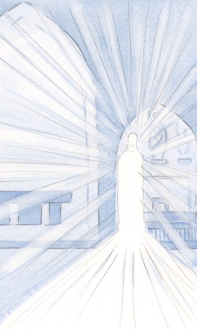 La lumière du Christ dans le Saint-Sacrement rayonne dans notre église et sur le monde entier - Elizabeth Wang