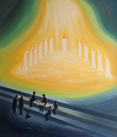 La lumière du Christ se déverse à travers le ministère du Pape et des évêques en union avec lui, et sans elle nous ne pouvons pas pleinement comprendre les Écritures ou le message chrétien - Elizabeth Wang