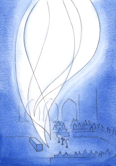 Les louanges des moines sont dignes de Dieu et du Ciel, tout comme les miennes lorsque je me repose en Dieu, en et par le Christ, pour adorer et m