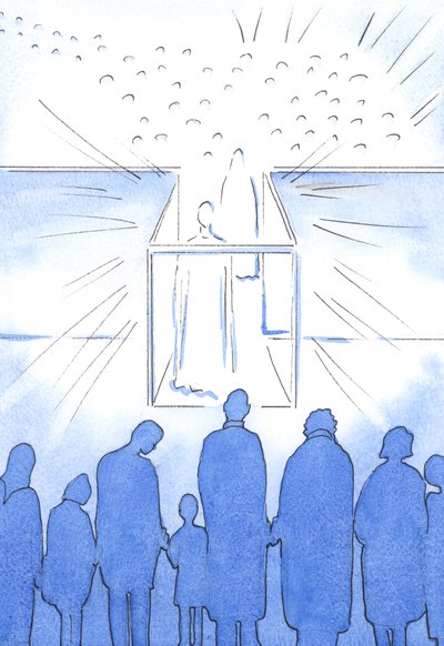 Le tabernacle est comme un couloir vers le Ciel où nous pouvons rencontrer le Christ et ses saints et nous préparer pour le Ciel à la fin de la vie - Elizabeth Wang