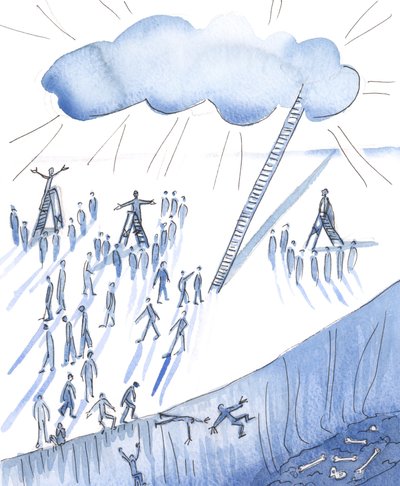 Il y a beaucoup de gens bien intentionnés qui offrent aux foules des idées très différentes sur Dieu - Elizabeth Wang