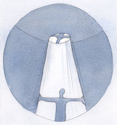 Par nos sacrifices, unis à ceux du Christ, un canal est créé par lequel la lumière du ciel peut se déverser sur les nécessiteux, 2001 - Elizabeth Wang
