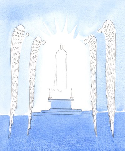 Lorsque le Christ se présente devant nous lors de la Consécration, les saints anges restent bouche bée devant l