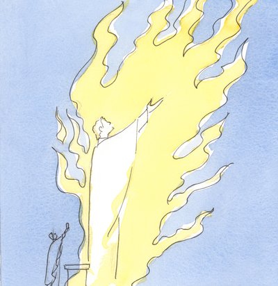 Chaque fois que le Saint Sacrifice est offert depuis notre autel, le Christ qui est Présent sous forme sacramentelle loue le Père dans l