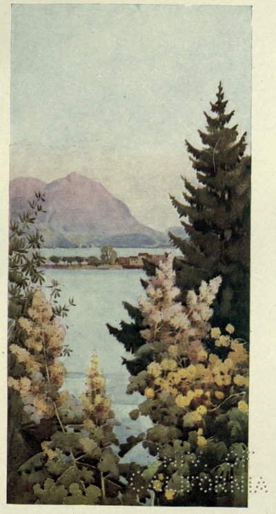 Un Jardin, Lac de Côme, Illustration de 