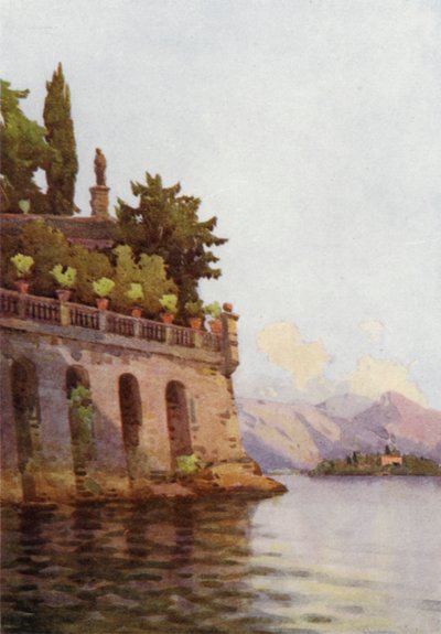 Un mur de terrasse, Lago Maggiore - Ella Du Cane