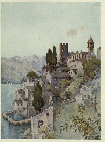 Corenno, Lago di Como, Illustration de 