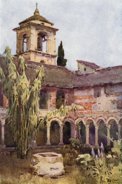 Le cloître de Piona, Lac de Côme - Ella Du Cane