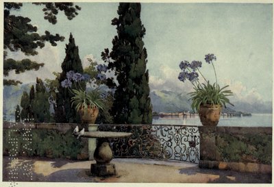 Pallanza depuis Isola Bella, Lago Maggiore, Illustration de 