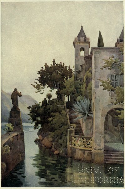 Villa Arconati, Lac de Côme, Illustration de 